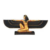 Fc Design 17.5"W Ancient Egyptian Goddess Isis with Open Wings Deity of Life and Magic Black and Gold Statue Home decor Figurine Home Decor Perfect Gi