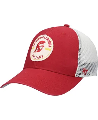 Men's '47 Brand Cardinal Usc Trojans Howell Mvp Trucker Snapback Hat