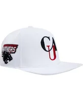 Men's Pro Standard White Clark Atlanta University Panthers Evergreen Wool Snapback Hat