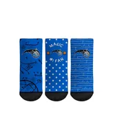 Toddler Boys and Girls Rock Em Socks Orlando Magic #1 Fan 3-Pack Crew Socks Set