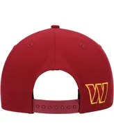 Men's New Era Burgundy Washington Commanders Script Original Fit 9FIFTY Snapback Hat