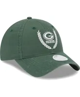 Women's New Era Green Green Bay Packers Leaves 9TWENTY Adjustable Hat