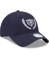 Women's New Era Navy Chicago Bears Leaves 9TWENTY Adjustable Hat