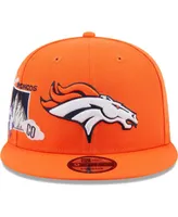 Men's New Era Orange Denver Broncos Icon 9FIFTY Snapback Hat