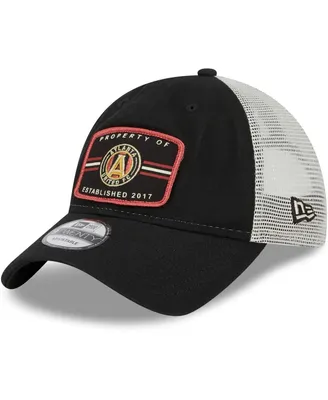Men's New Era Black Atlanta United Fc Property 9TWENTY Snapback Hat