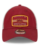 Men's New Era Burgundy Washington Commanders Property Trucker 9TWENTY Adjustable Hat
