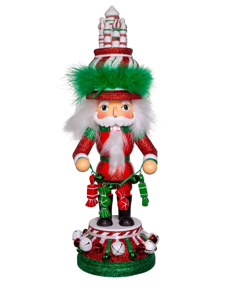 Kurt Adler 15" Hollywood Nutcrackers Candy Tower Hat Nutcracker