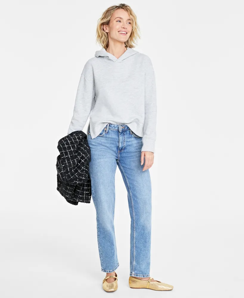 On 34th Plus Size High-Rise Wide-Leg Jeans, Created for Macy's