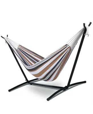 Sugift 2-person Hammock with Stand, Multi-color