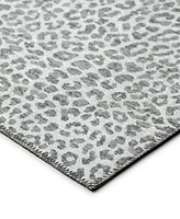 Addison Safari Outdoor Washable ASF32 2'3" x 7'6" Runner Area Rug