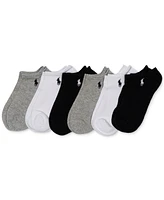 Polo Ralph Lauren Women's 6-Pk. Flat Knit Low-Cut Socks