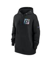 Women's Nike Black Las Vegas Raiders 2023 Nfl Crucial Catch Club Pullover Hoodie