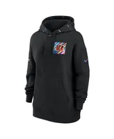 Women's Nike Black Cincinnati Bengals 2023 Nfl Crucial Catch Club Pullover Hoodie