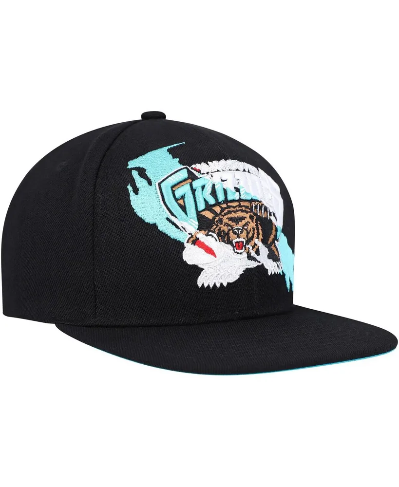 Men's Mitchell & Ness Black Vancouver Grizzlies Paint By Numbers Snapback Hat