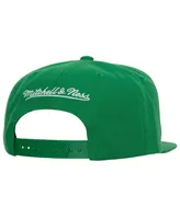 Men's Mitchell & Ness Kelly Green Boston Celtics Champ Stack Snapback Hat