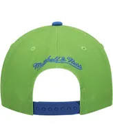 Men's Mitchell & Ness Green Seattle Sounders Fc Team Script 2.0 Stretch Snapback Hat