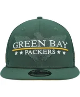 Men's New Era Green Green Bay Packers Totem 9FIFTY Snapback Hat