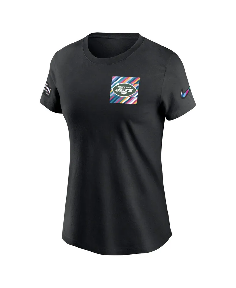 Women's Nike Black New York Jets 2023 Nfl Crucial Catch Sideline Tri-Blend T-shirt