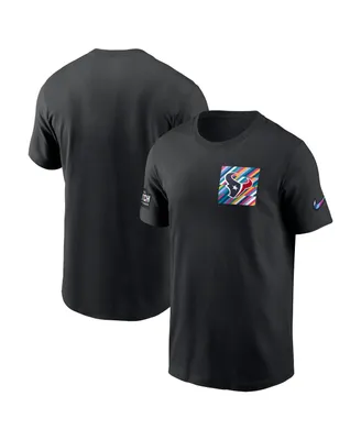 Men's Nike Black Houston Texans 2023 Nfl Crucial Catch Sideline Tri-Blend T-shirt