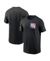 Men's Nike Black New York Giants 2023 Nfl Crucial Catch Sideline Tri-Blend T-shirt
