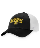 Men's Majestic Black Iowa Hawkeyes Breakout Trucker Adjustable Hat