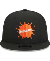 Men's New Era Black Nickelodeon Splat Trucker 9FIFTY Snapback Hat