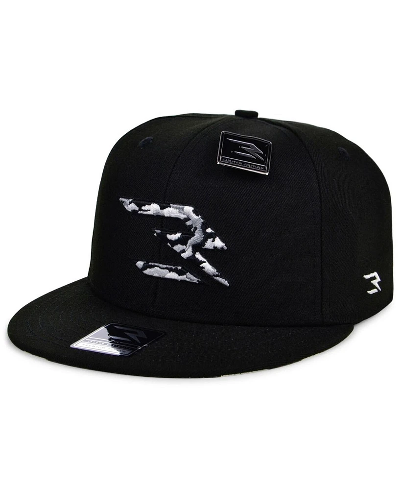 Men's Nike 3BRAND by Russell Wilson Black, Camo Fashion Snapback Adjustable Hat
