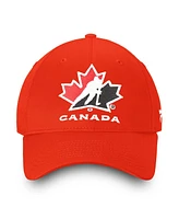 Men's Fanatics Red Hockey Canada Core Adjustable Hat
