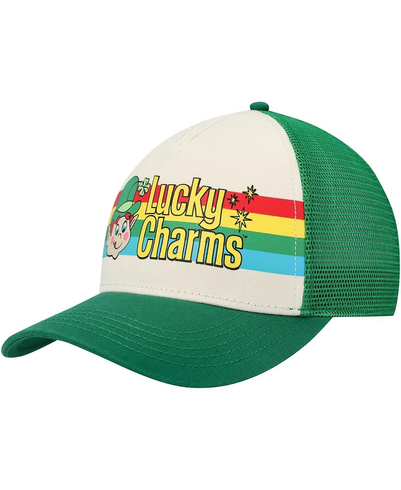 Men's American Needle Cream, Green Lucky Charms Sinclair Snapback Hat