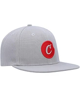 Men's Cookies Gray C-Bite Snapback Hat