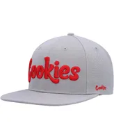 Men's Cookies Heather Gray Original Mint Snapback Hat