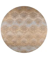 Addison Bravado Outdoor Washable ABV39 8' x Round Area Rug