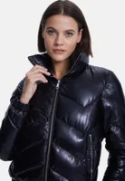 Furniq Uk Women's Fashion Jacket, Nappa Black