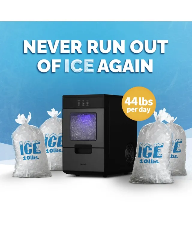 Nugget Ice Makers Countertop with Soft Chewable Pellet Ice, Pebble Ice  Maker Mac
