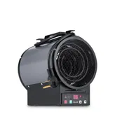 Newair 2-in-1 Freestanding or Ceiling/Wall Mounted 240v Electric Garage Heater, 500 sq. ft. with Remote Control, Perfect for Garages, Workshops and Mo