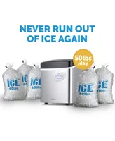 Newair Countertop Ice Maker, 50 lbs. of Ice a Day, 3 Ice Sizes and Easy to Clean Bpa-Free Parts