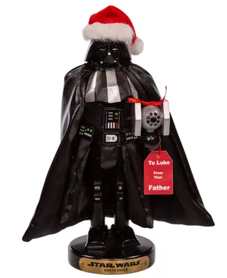 Kurt Adler 10" Star Wars Vader with Tie Fighter Nutcracker