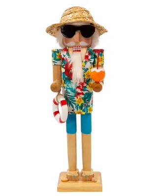 Kurt Adler 15" Beach Santa Nutcracker