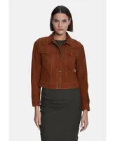 Furniq Uk Women's Authentic Western Suede Jacket