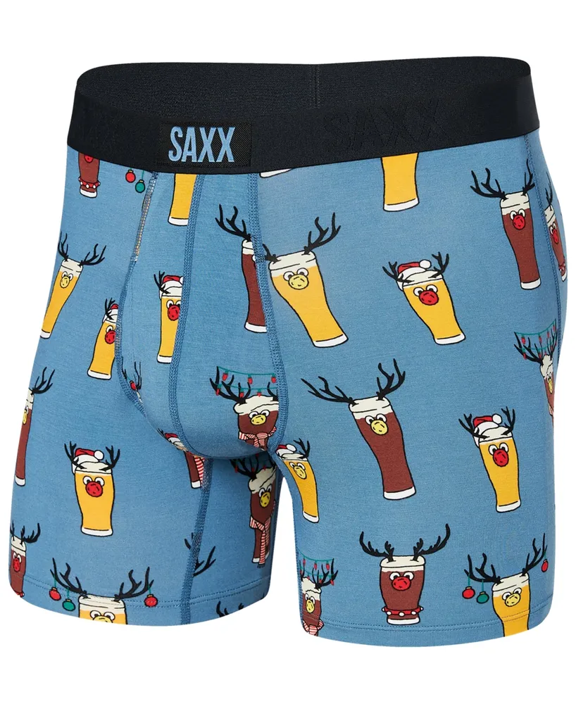 SAXX Underwear ​Men's Ultra Super Soft Boxer Ho Holes-Print Briefs