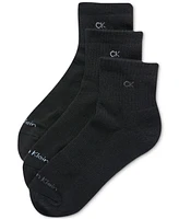 Calvin Klein Women's 3-Pk. Cushion Quarter Socks