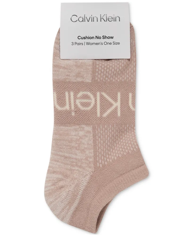 Calvin Klein Women's 3-Pk. No-Show Athletic Socks