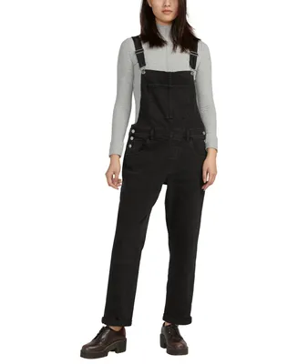 Silver Jeans Co. Women's Baggy Straight Leg Overalls