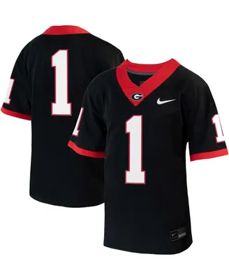 Toddler Boys and Girls Nike #1 Black Georgia Bulldogs Untouchable Football Jersey