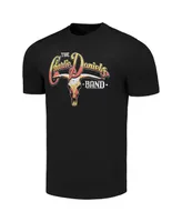 Men's Black The Charlie Daniels Band Skull and Logo Graphic T-shirt