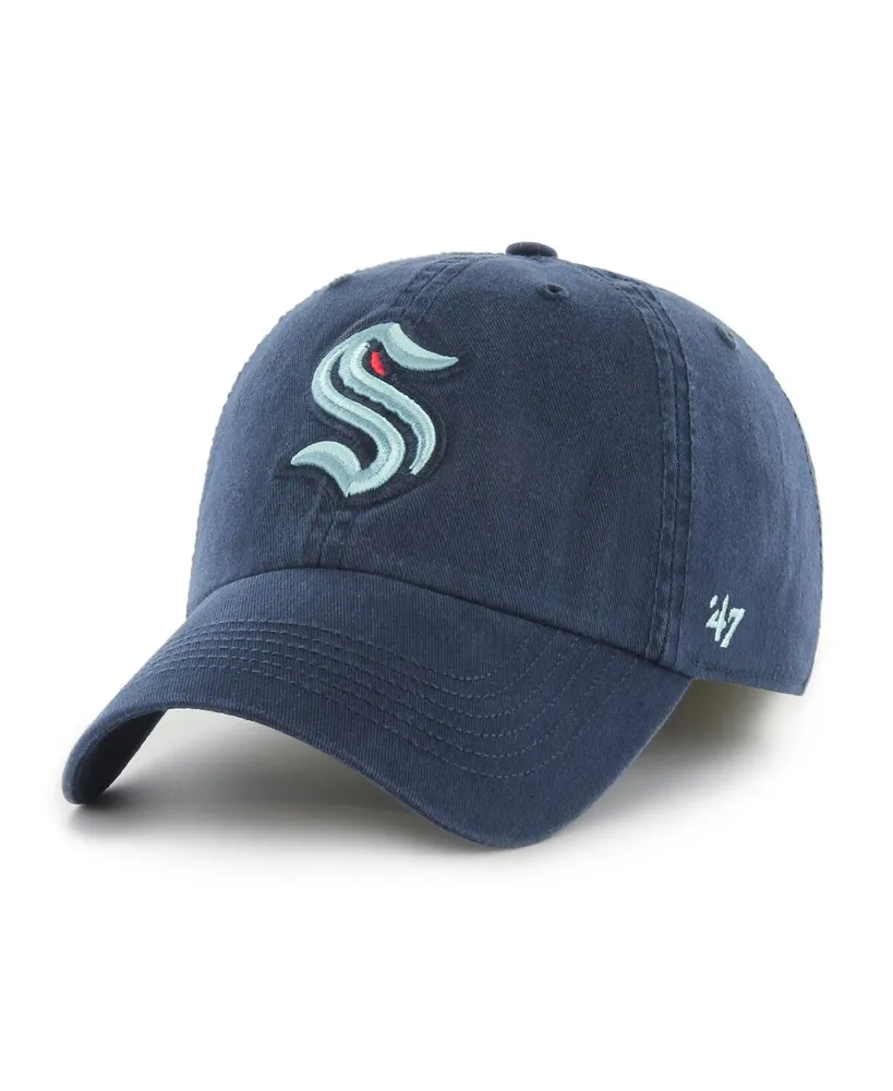 Men's '47 Brand Navy Seattle Kraken Classic Franchise Flex Hat