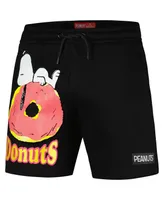Men's Freeze Max Black Peanuts Snoopy Donuts Shorts