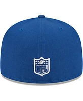 Men's New Era Royal Indianapolis Colts Main 59FIFTY Fitted Hat