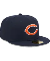 Men's New Era Navy Chicago Bears Main 59FIFTY Fitted Hat