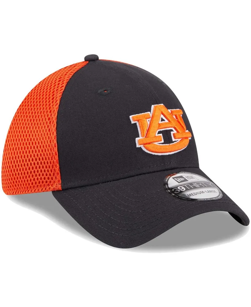 Men's New Era Navy Auburn Tigers Evergreen Neo 39THIRTY Flex Hat